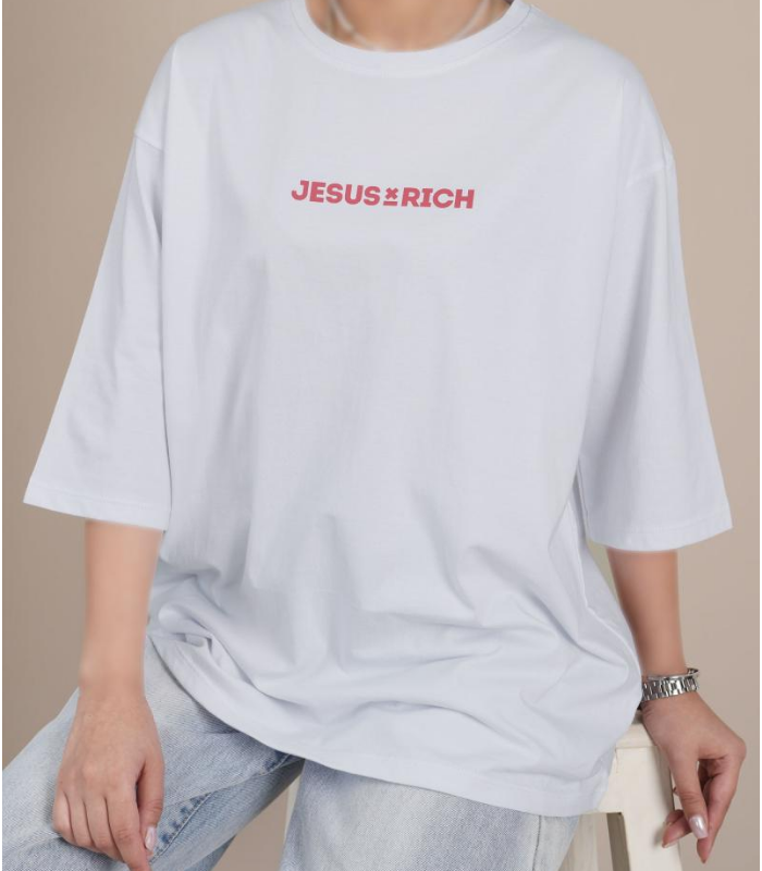 تیشرت لانگ سفید