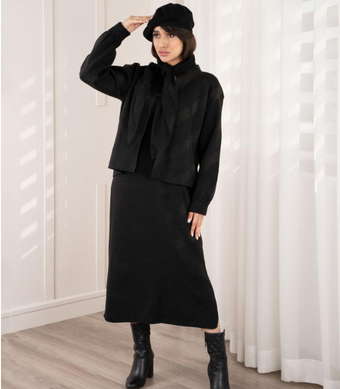 ست رویه و سارافون مشکی